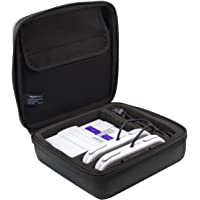 Amazon Basics - Funda de transporte para Super NES Classic y accesorios- 21-6 x 8-9 x 21-6 cm- negro